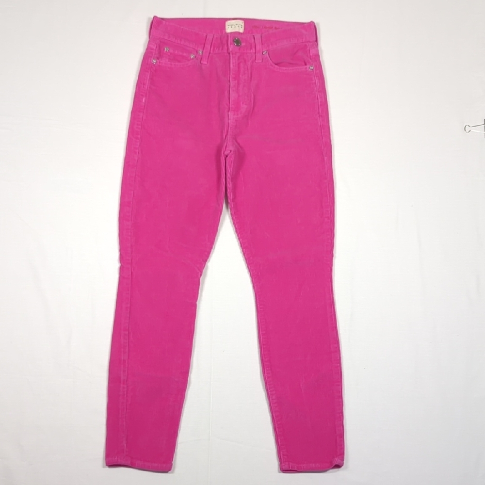 ALICE + OLIVIA Size 26 Pink Cotton Corduroy Jean Cut Pants